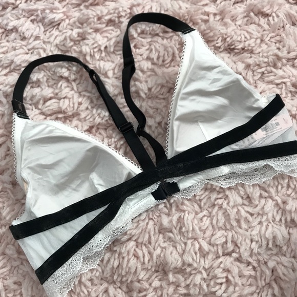 NEW! Velvet and Lace Padded Plunge Bralette! - Picture 3 of 6